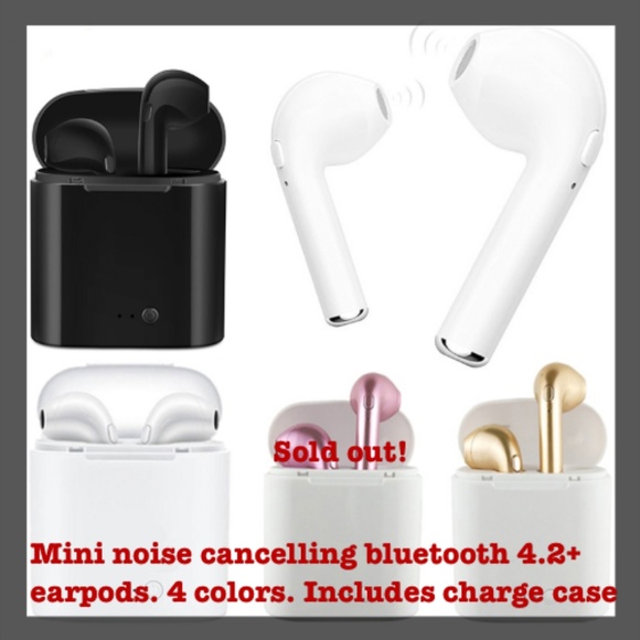 NWT bluetooth earbuds noise cancelling headphones - Picture 8 of 8